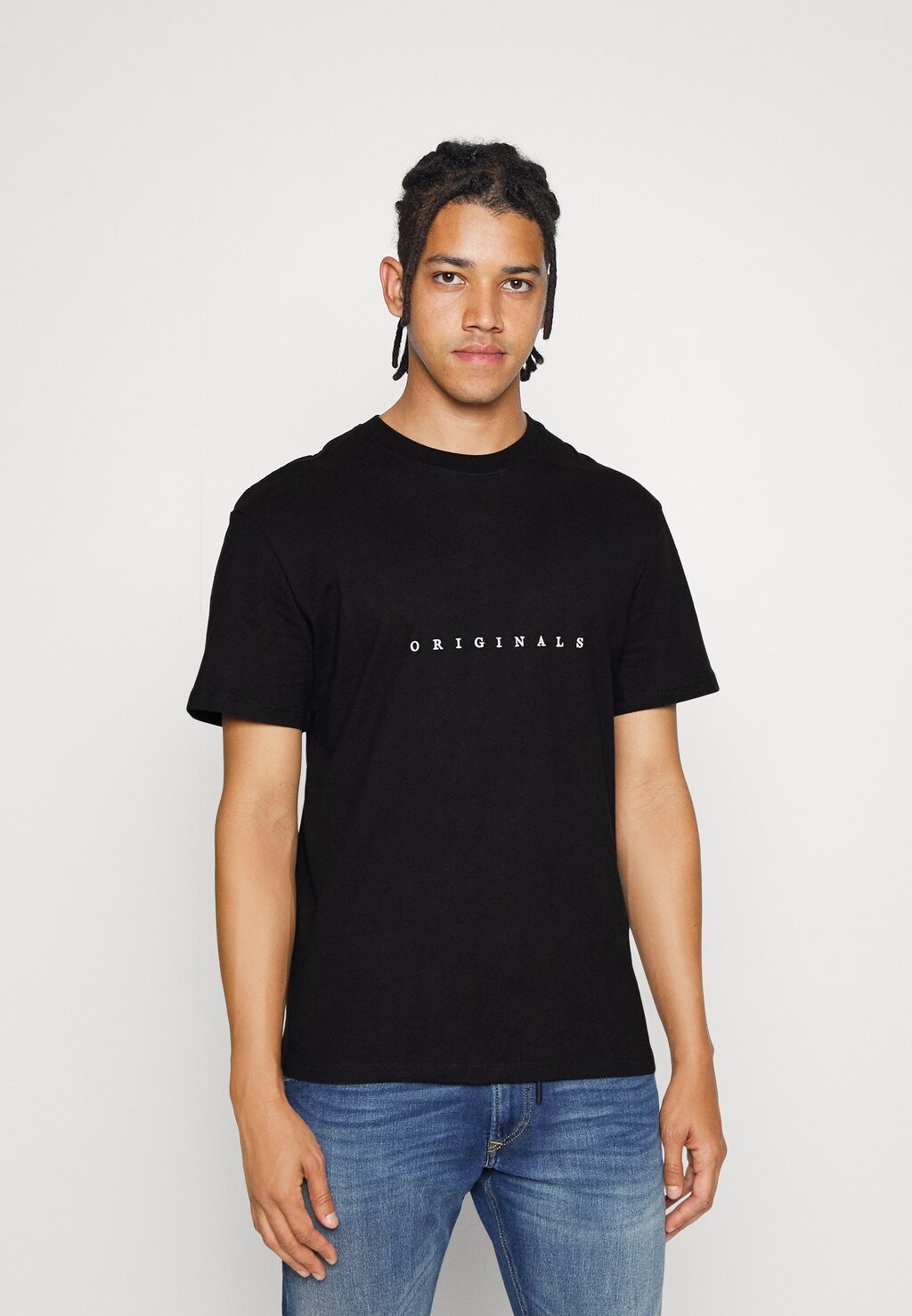 

Футболка с принтом Jack & Jones, черный