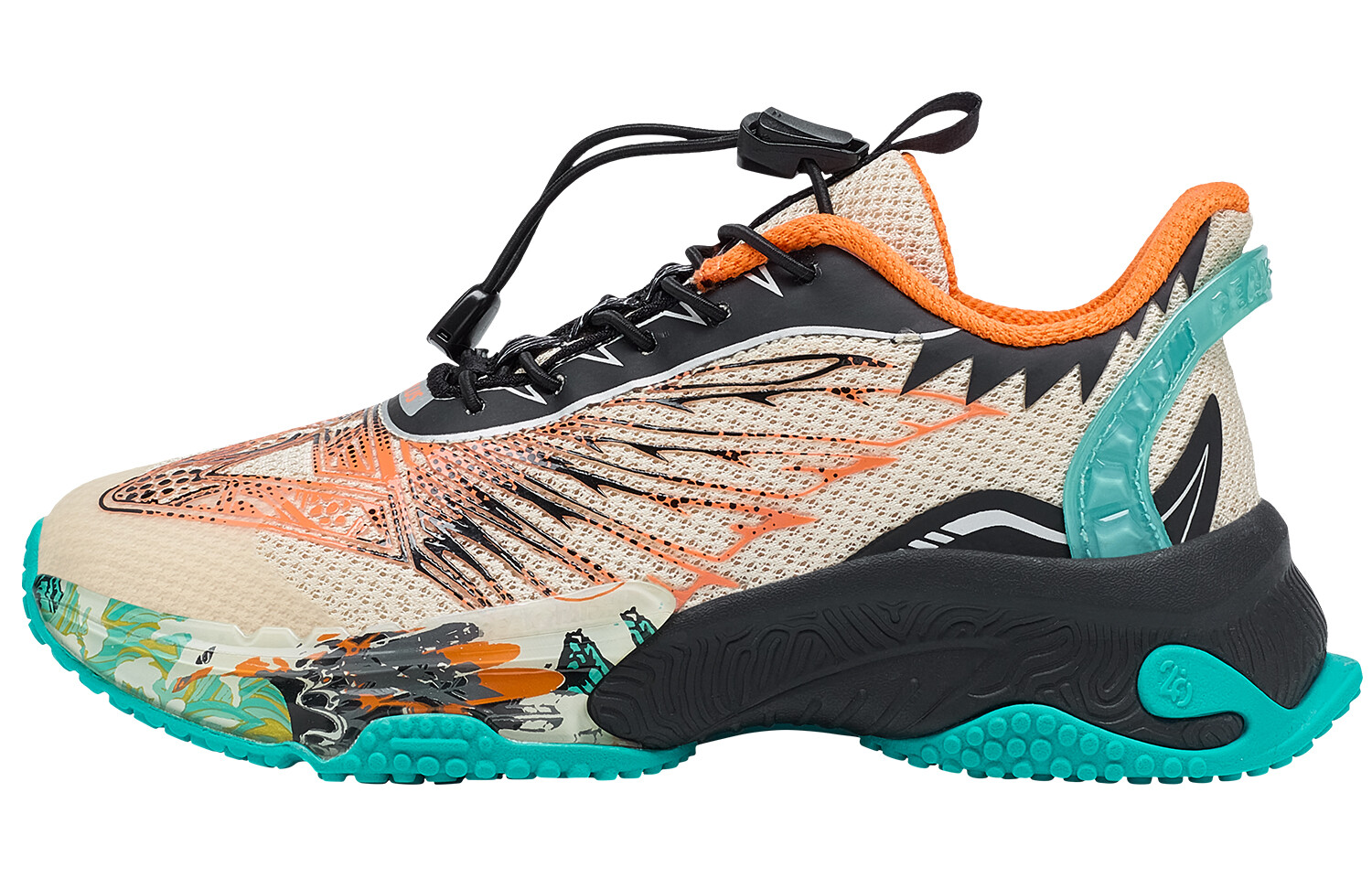 

Детские кроссовки GS Low-top бежевые/белые Peak