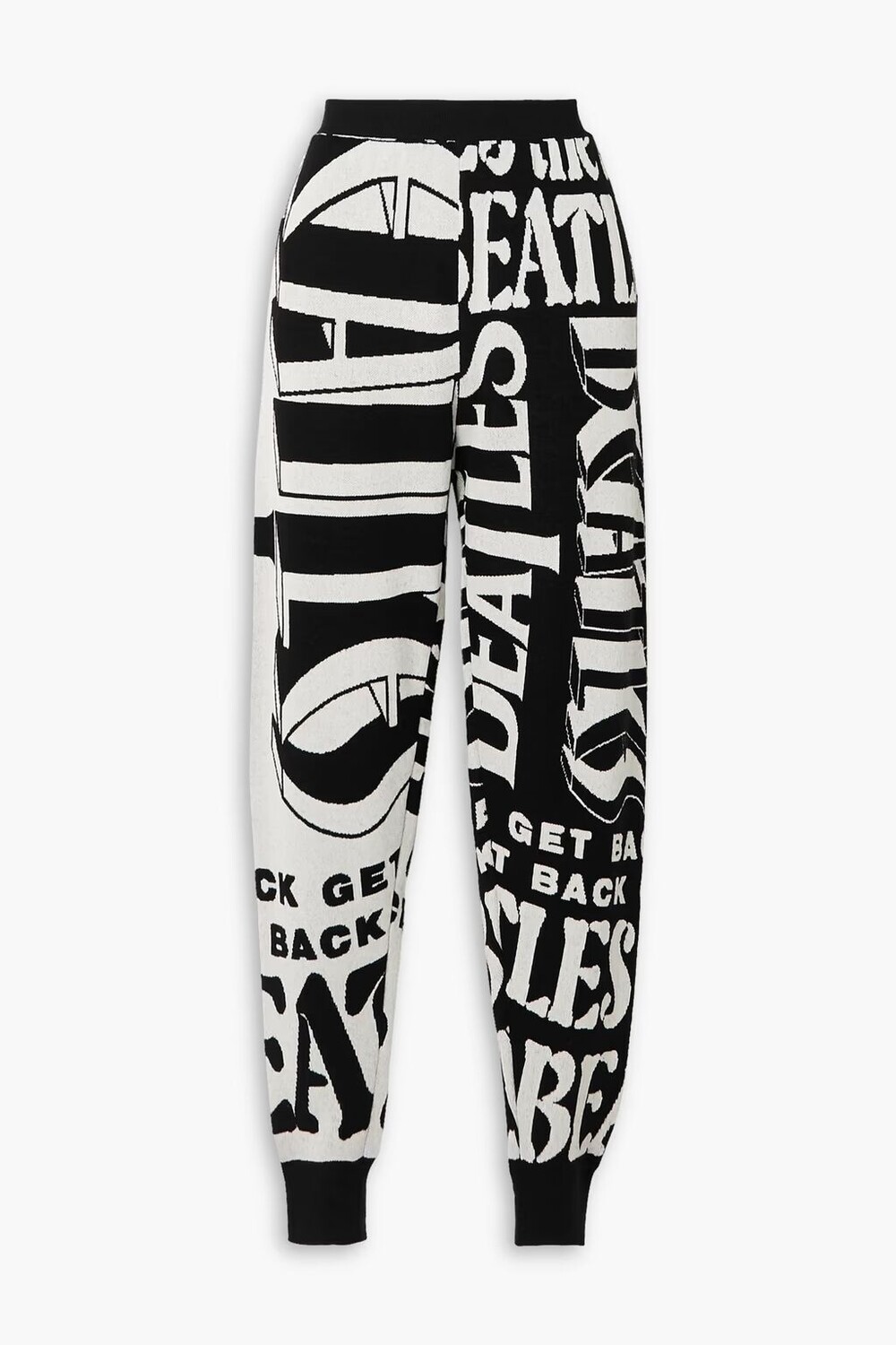 

Спортивные брюки вязки интарсия The Beatles Get Back Stella Mccartney, черный