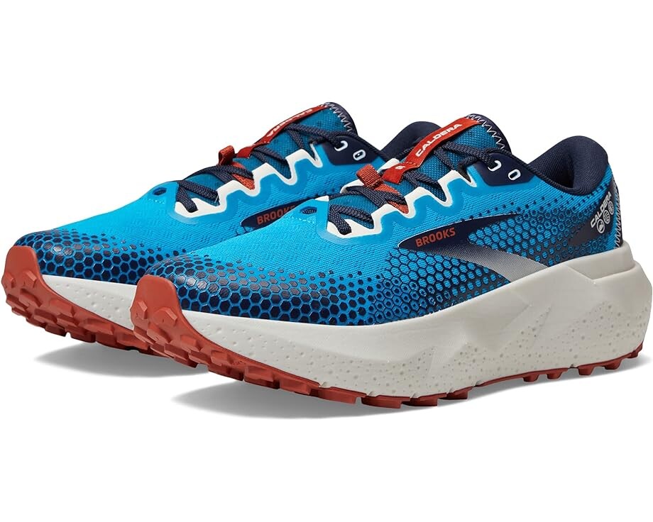 

Кроссовки Brooks Caldera 6, цвет Peacoat/Atomic Blue/Rooibos