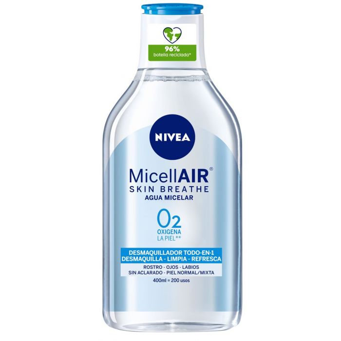 цена Мицеллярная вода Agua Micelar para Pieles Normales Nivea, 400 ml