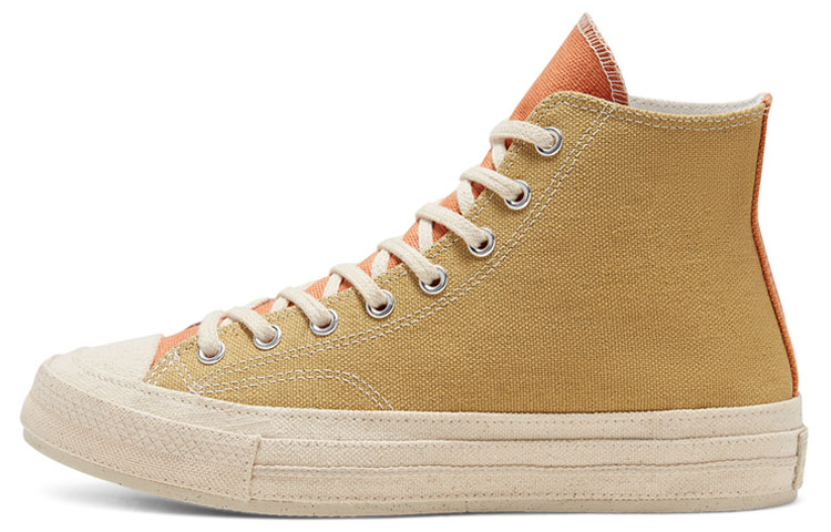 

Туфли Converse Renew Cotton Chuck 1970-х годов из парусины унисекс винно-красный/желтый