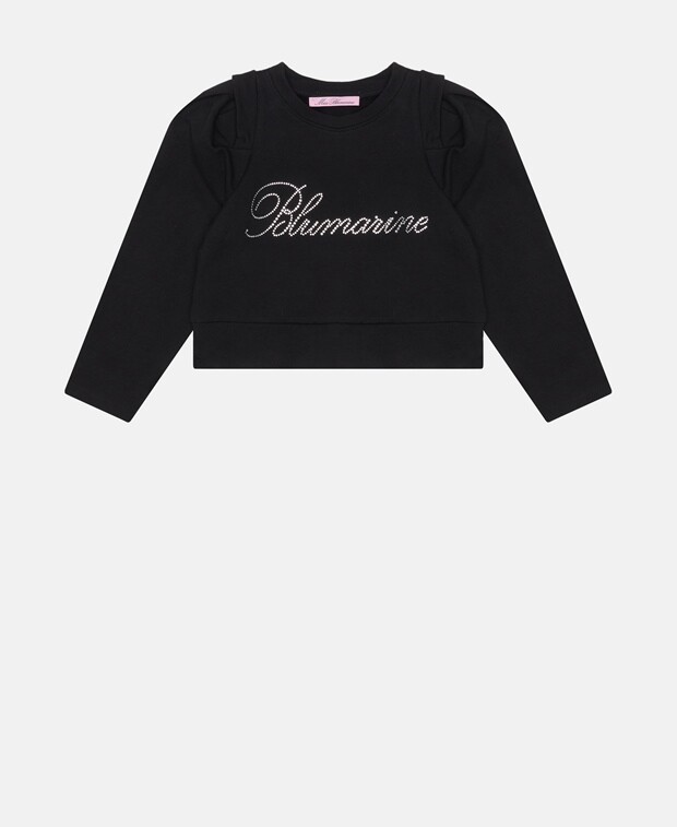 

Топ с длинными рукавами Miss Blumarine, черный