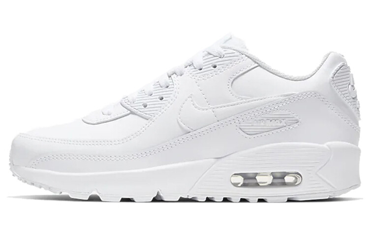 

Nike Air Max 90 Recraft тройной белый (GS)