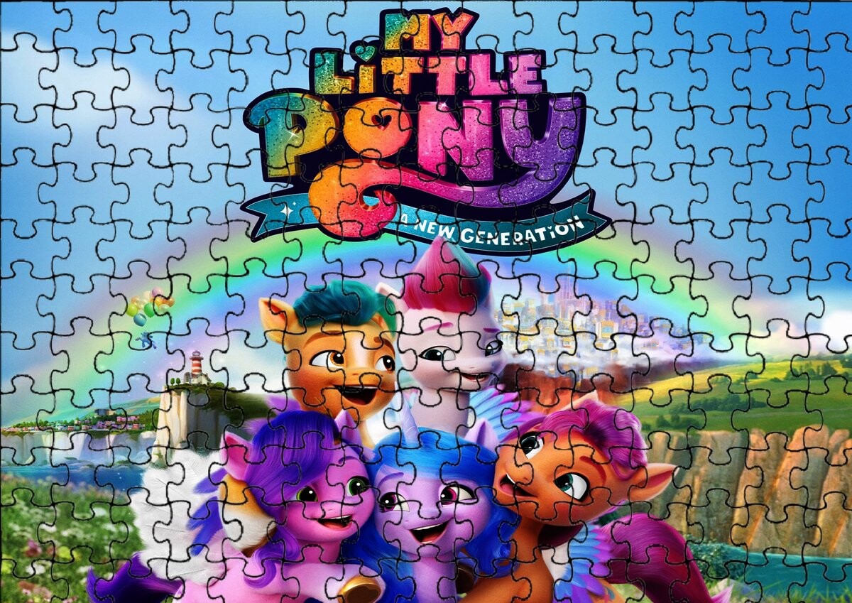 

Пазл 252 детали: My Little Pony + Сумка с принтом bez marki