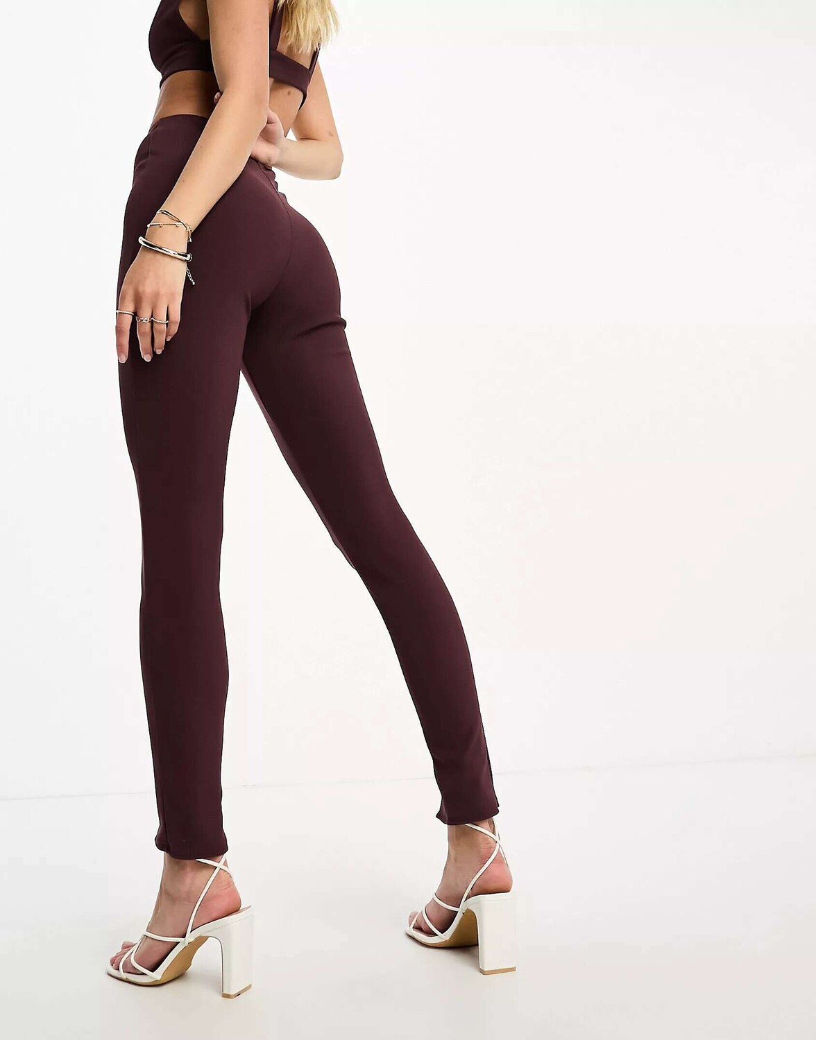 

Сливовые леггинсы скинни ASOS