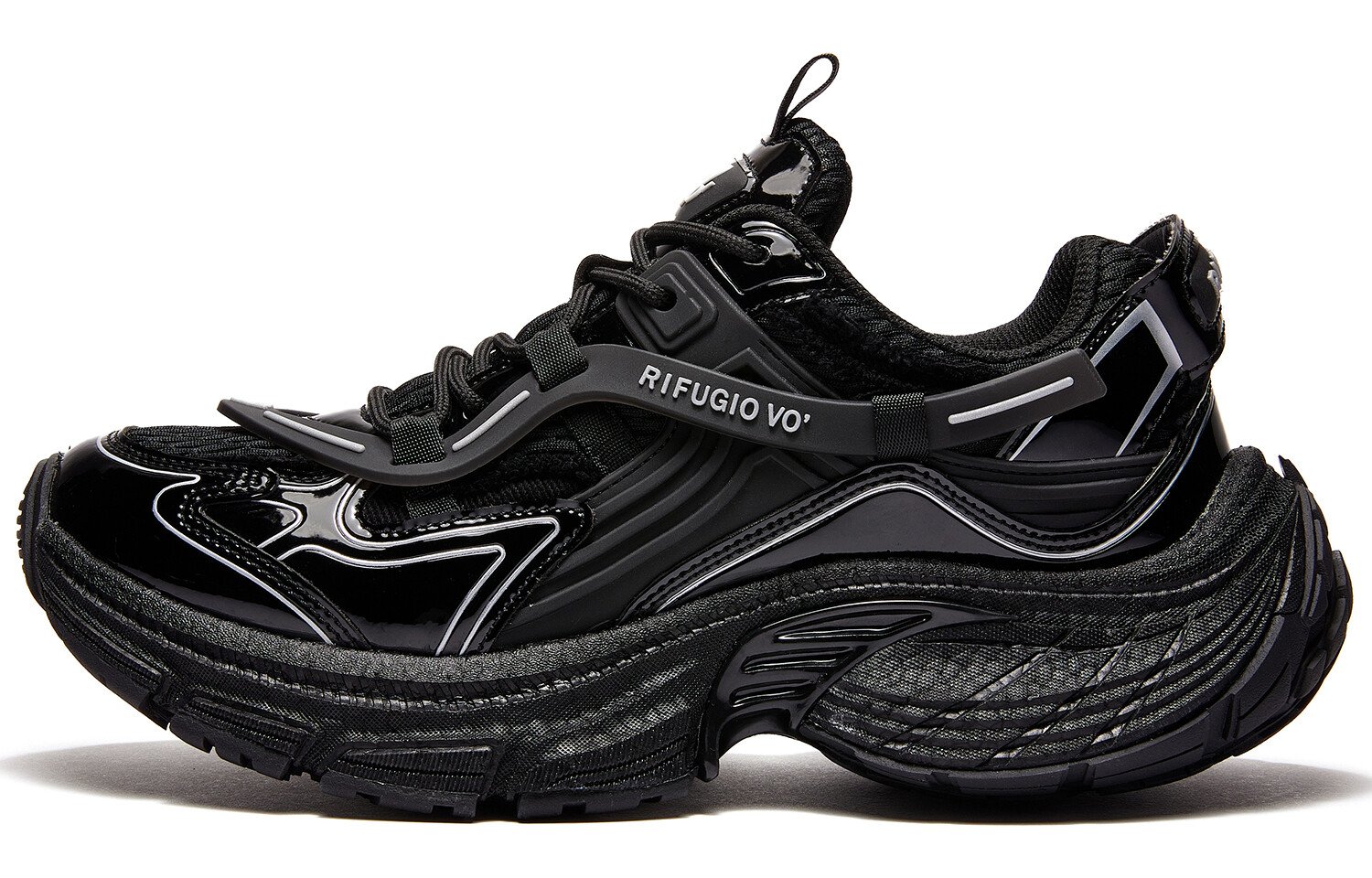 

Кроссовки RIFUGIO VO' Chunky Sneakers Unisex Low-top, черный