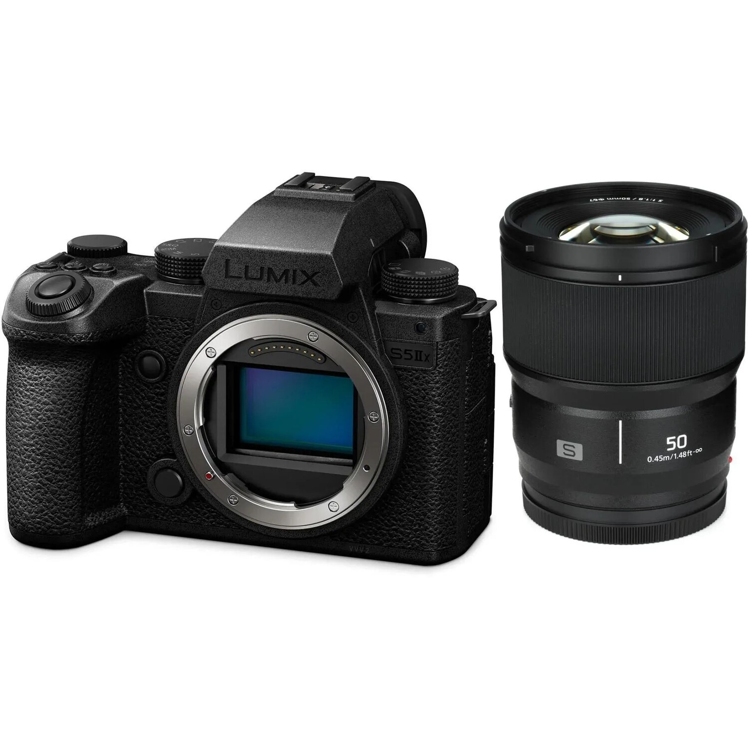 

Полнокадровая беззеркальная камера Panasonic Lumix S5M2X и объектив S50 50 мм