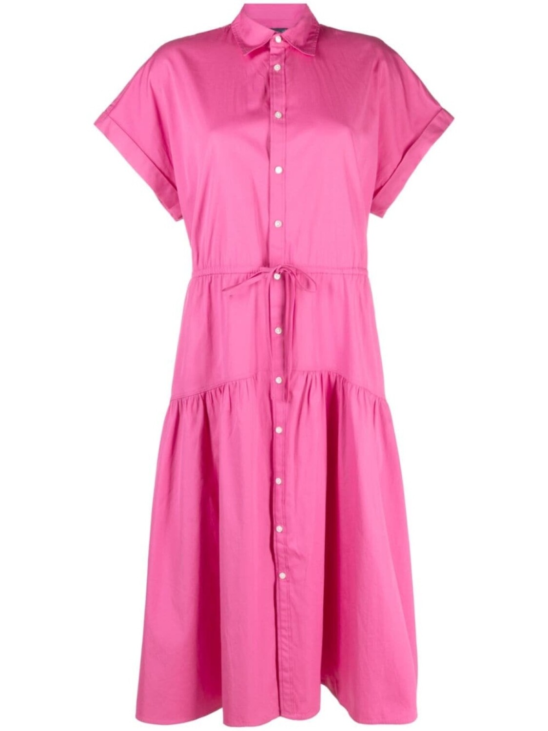 

Polo Ralph Lauren ярусное платье-рубашка Canna, розовый
