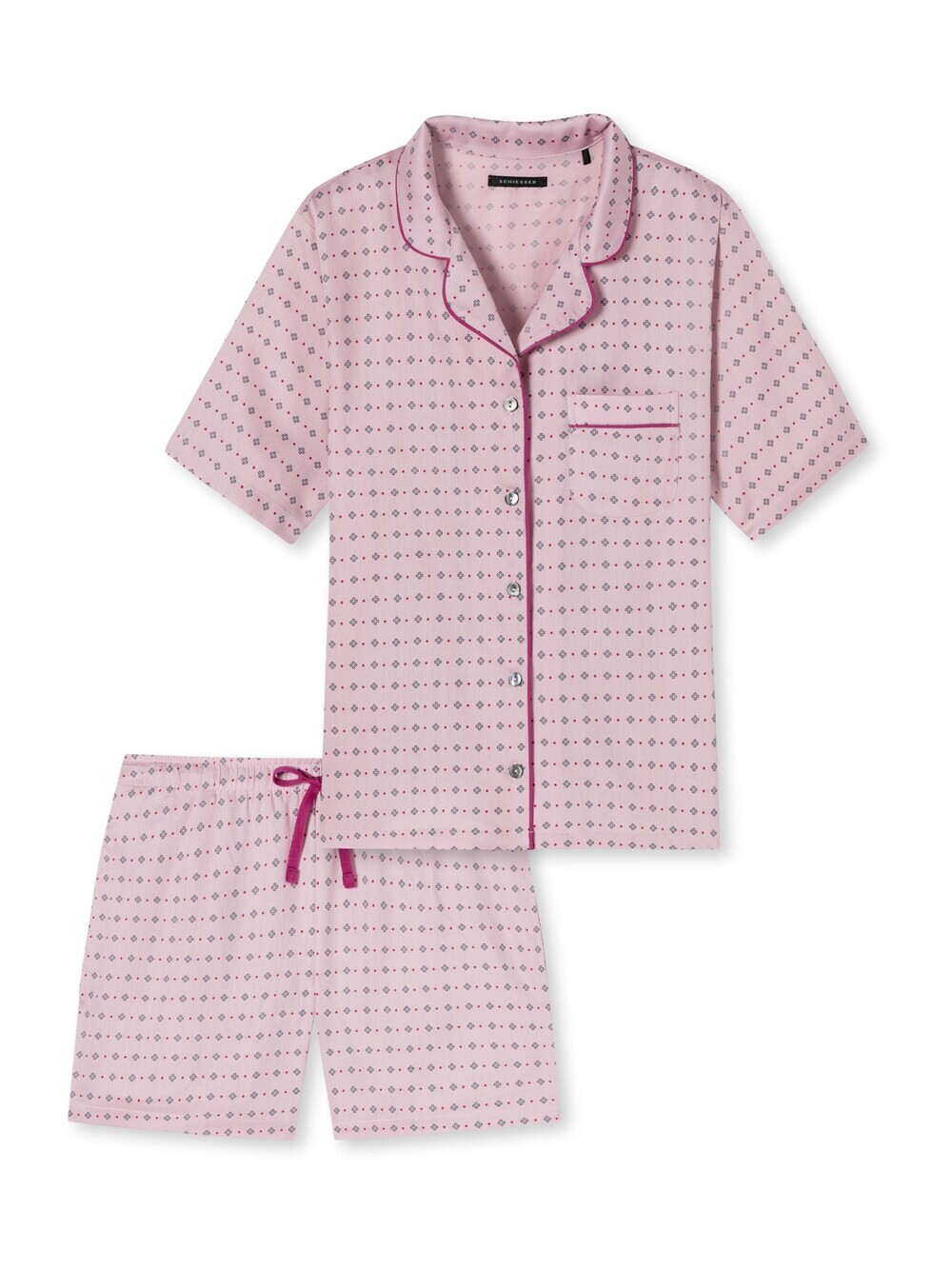 

Пижама Schiesser Selected Premium Inspiration, розовый