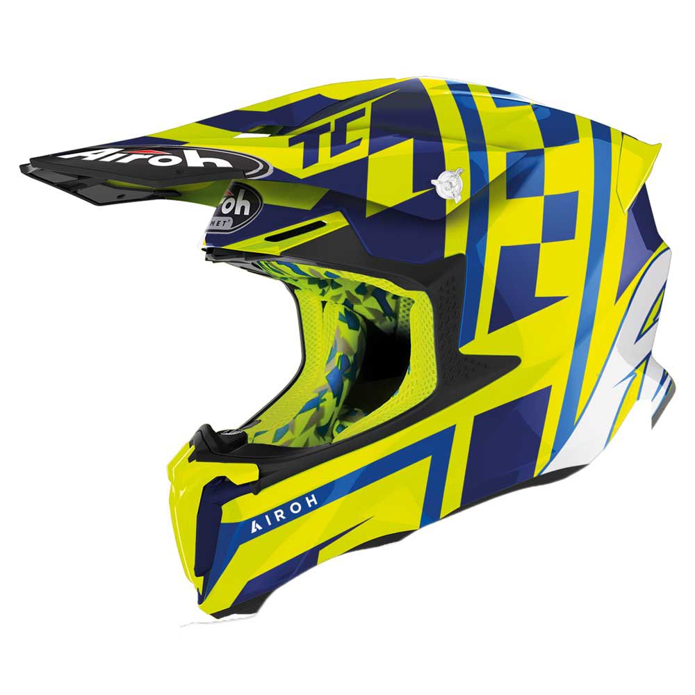 Шлем для мотокросса Airoh Twist 2.0 TC21, желтый