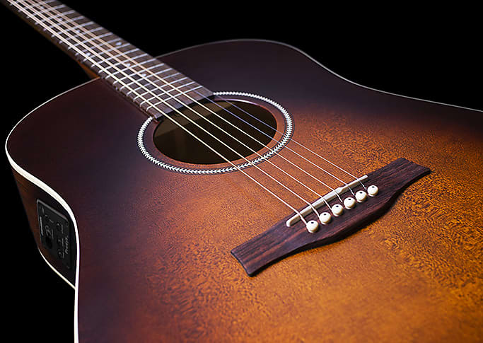 цена Акустическая гитара Seagull S6 Original Presys II Acoustic/Electric Guitar - Burnt Umber