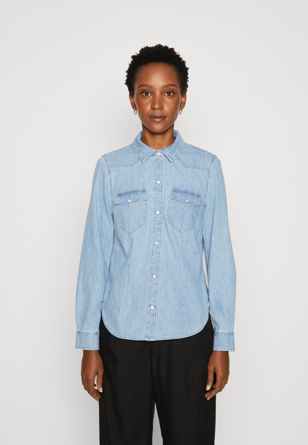 

Рубашка WESTERN SHIRT GAP, светлая стирка