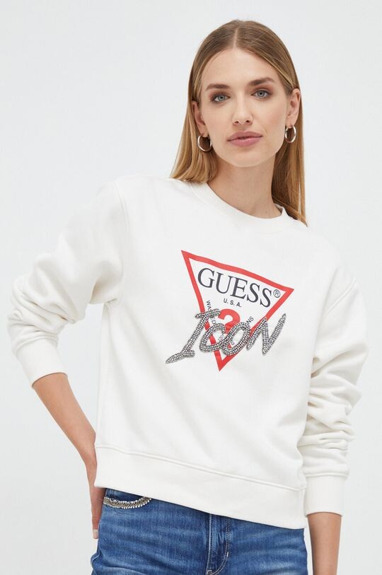 

Угадайте, толстовка Guess, бежевый