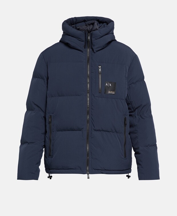 

Пуховик Armani Exchange, темно-синий