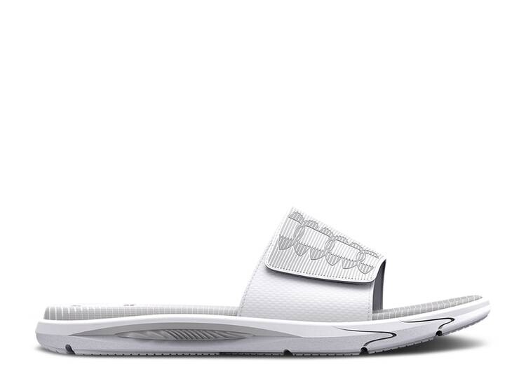 

Кроссовки Under Armour MERCENARY SLIDE GS 'WHITE HALO GREY', белый