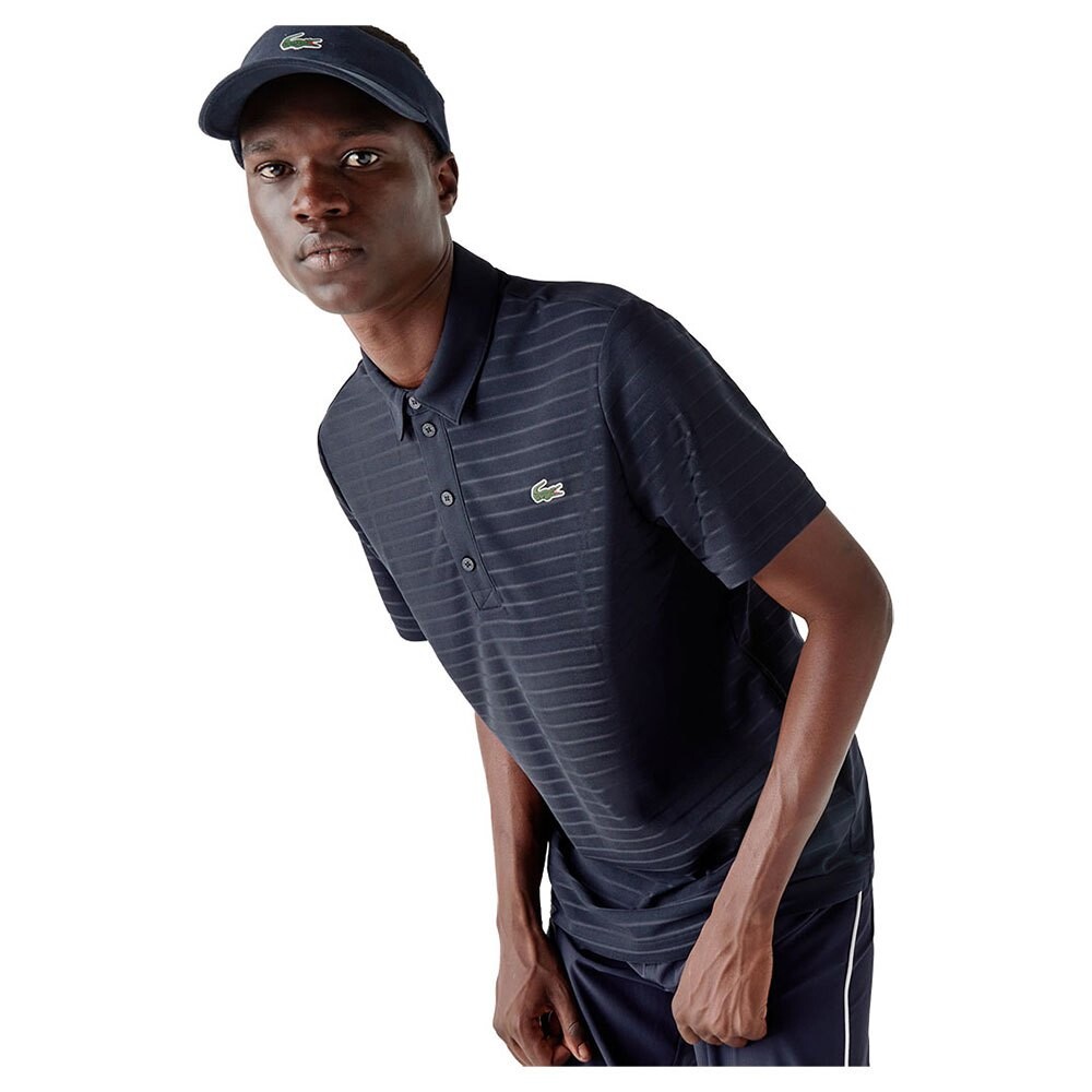 

Поло с коротким рукавом Lacoste Sport Textured Breathable Golf, синий