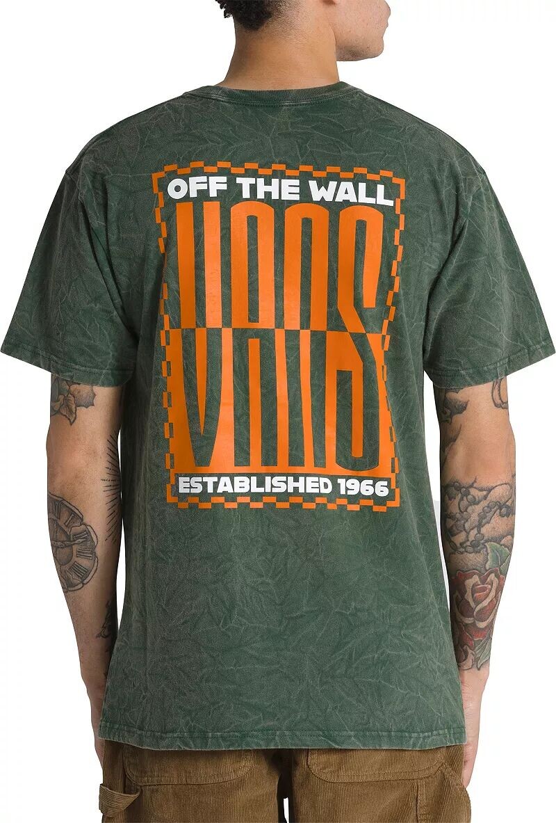 

Мужская футболка с логотипом Vans Stacked Tie Dye