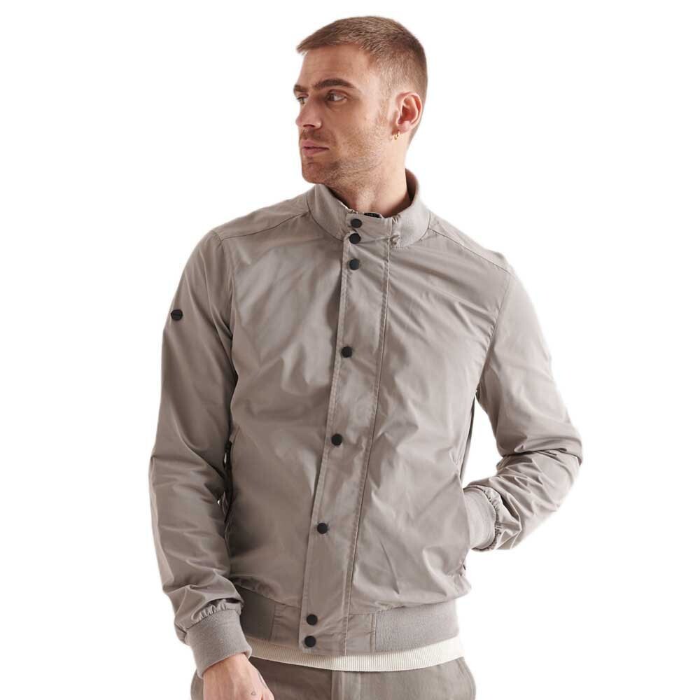 

Куртка Superdry Studio Harrington, серый