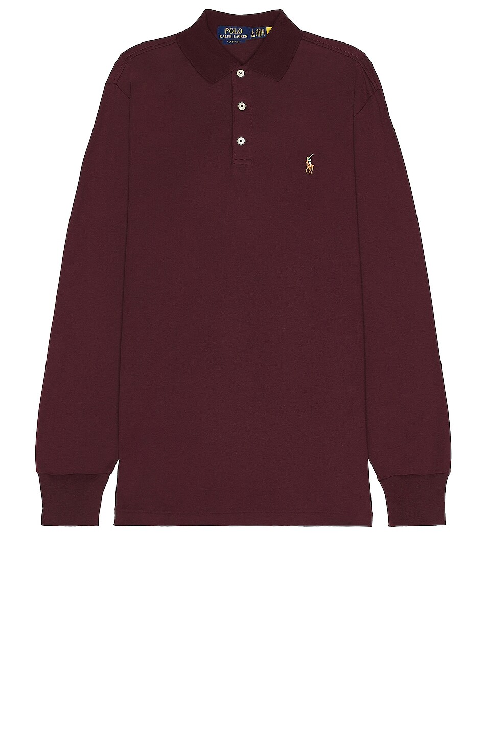 

Поло Polo Ralph Lauren Pima, цвет Harvard Wine