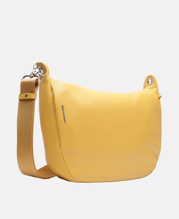 

Кожаная сумка-мессенджер Mandarina Duck, охра