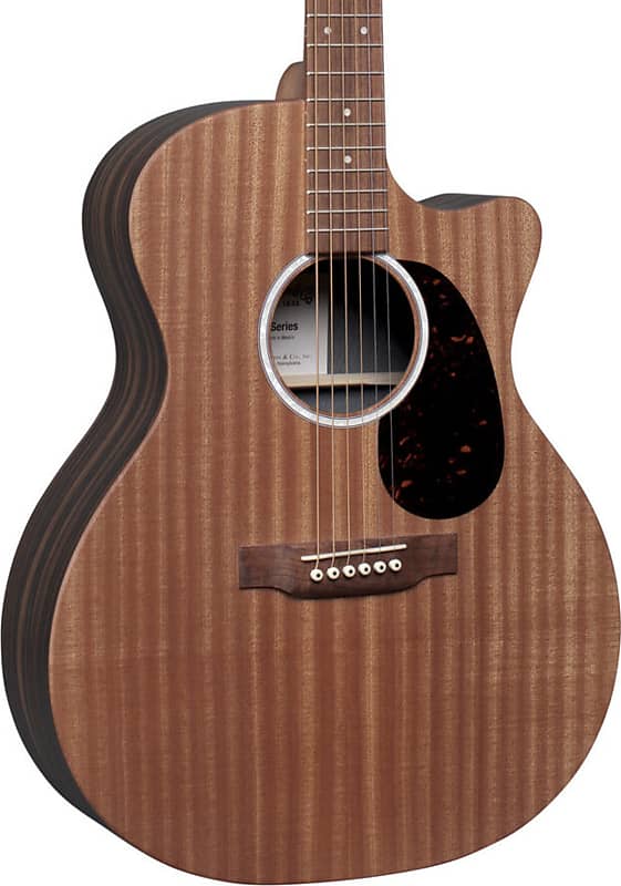 Акустическая гитара Martin GPC-X2E X Series Acoustic-Electric Guitar, Sapele/Macassar with Gig Bag