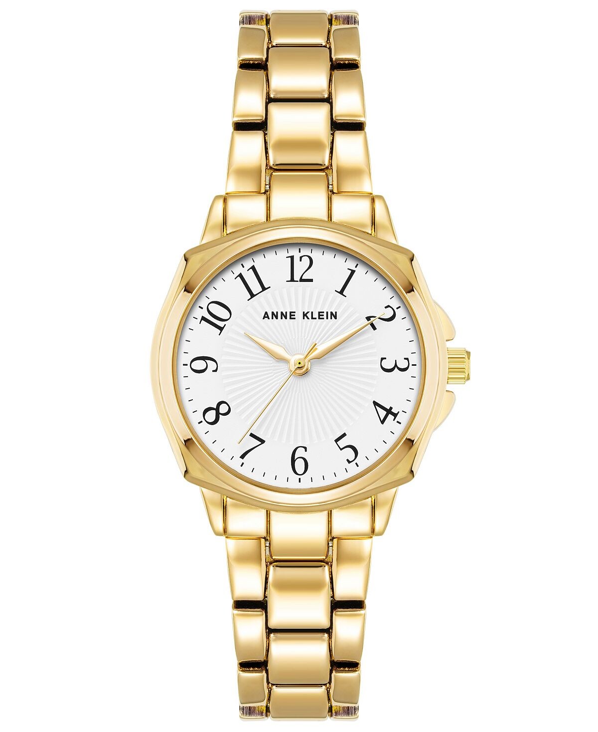 

Женские кварцевые часы из золотистого сплава, 28 мм Anne Klein, золотой