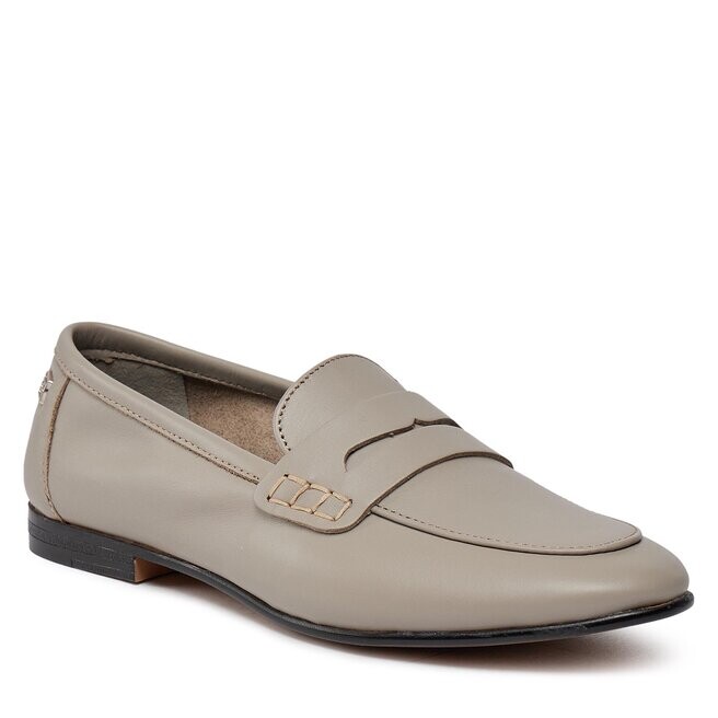 

Мокасины Tommy Hilfiger EssentialLeather Loafer, серый