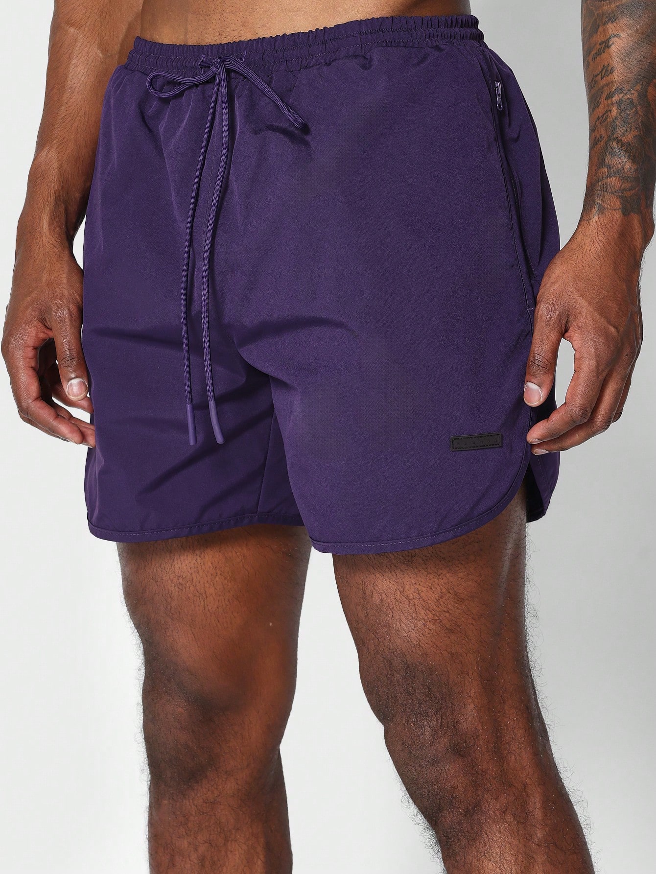 sumwon нейлоновые брюки для костюма мокко браун SUMWON Нейлоновые шорты для плавания, фиолетовый