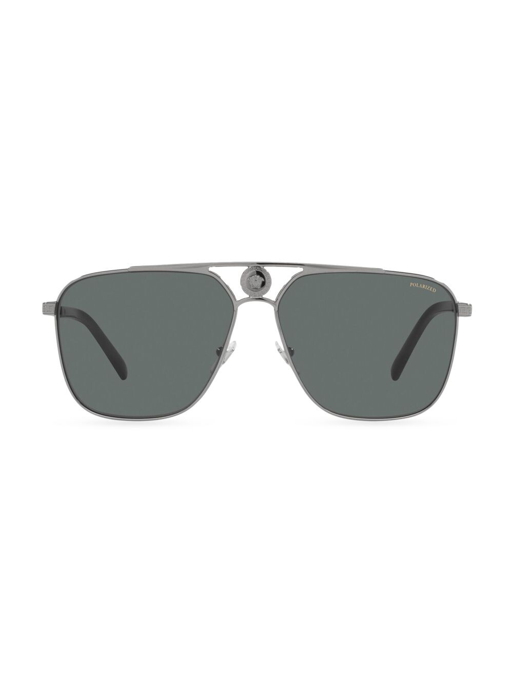 

Ve2238 61MM прямоугольные металлические солнцезащитные очки Versace