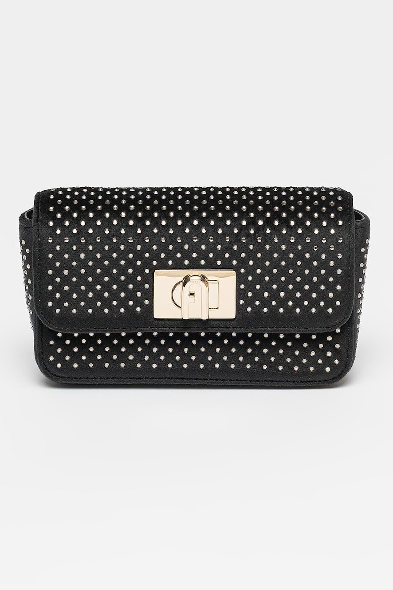 

Сумка 1927 года с декоративными камнями Furla, черный