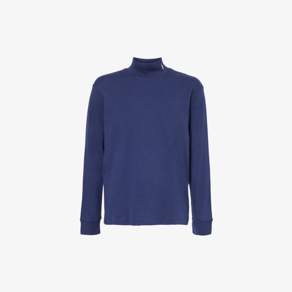 

Футболка из хлопкового джерси с вышитым логотипом Polo Ralph Lauren, цвет french navy