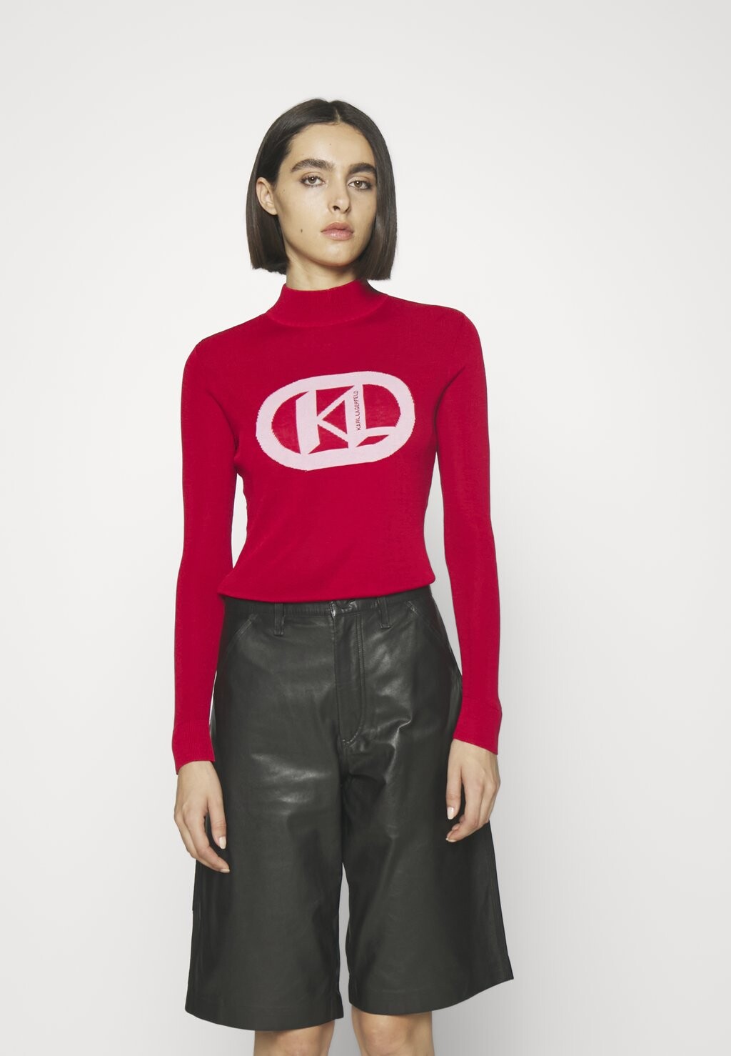 

Джемпер KARL LAGERFELD, красный/розовый
