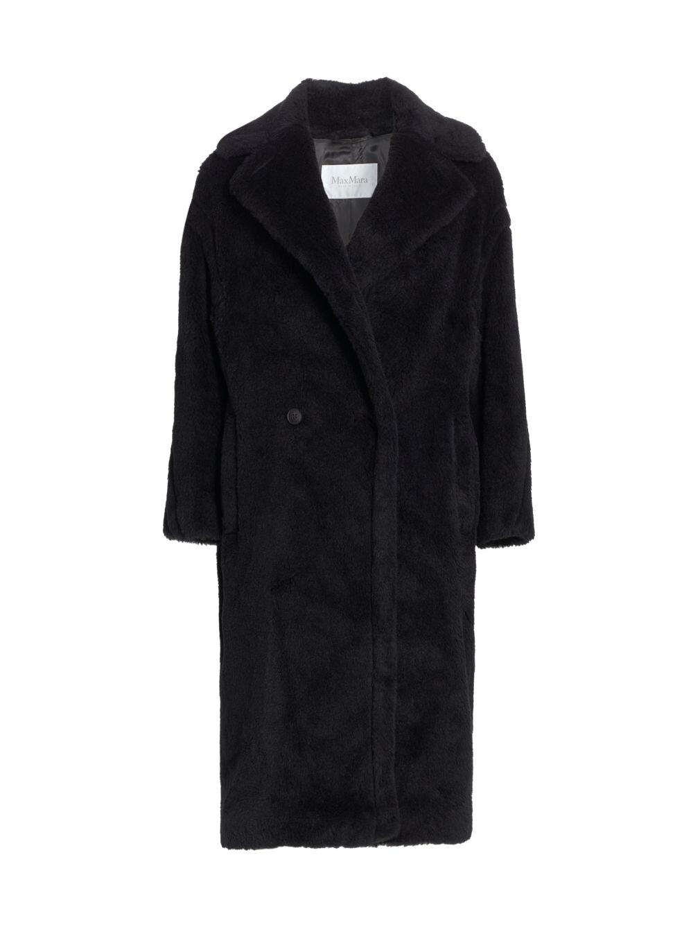 

Пальто Tedgirl Icon с плюшевым мишкой Max Mara, черный