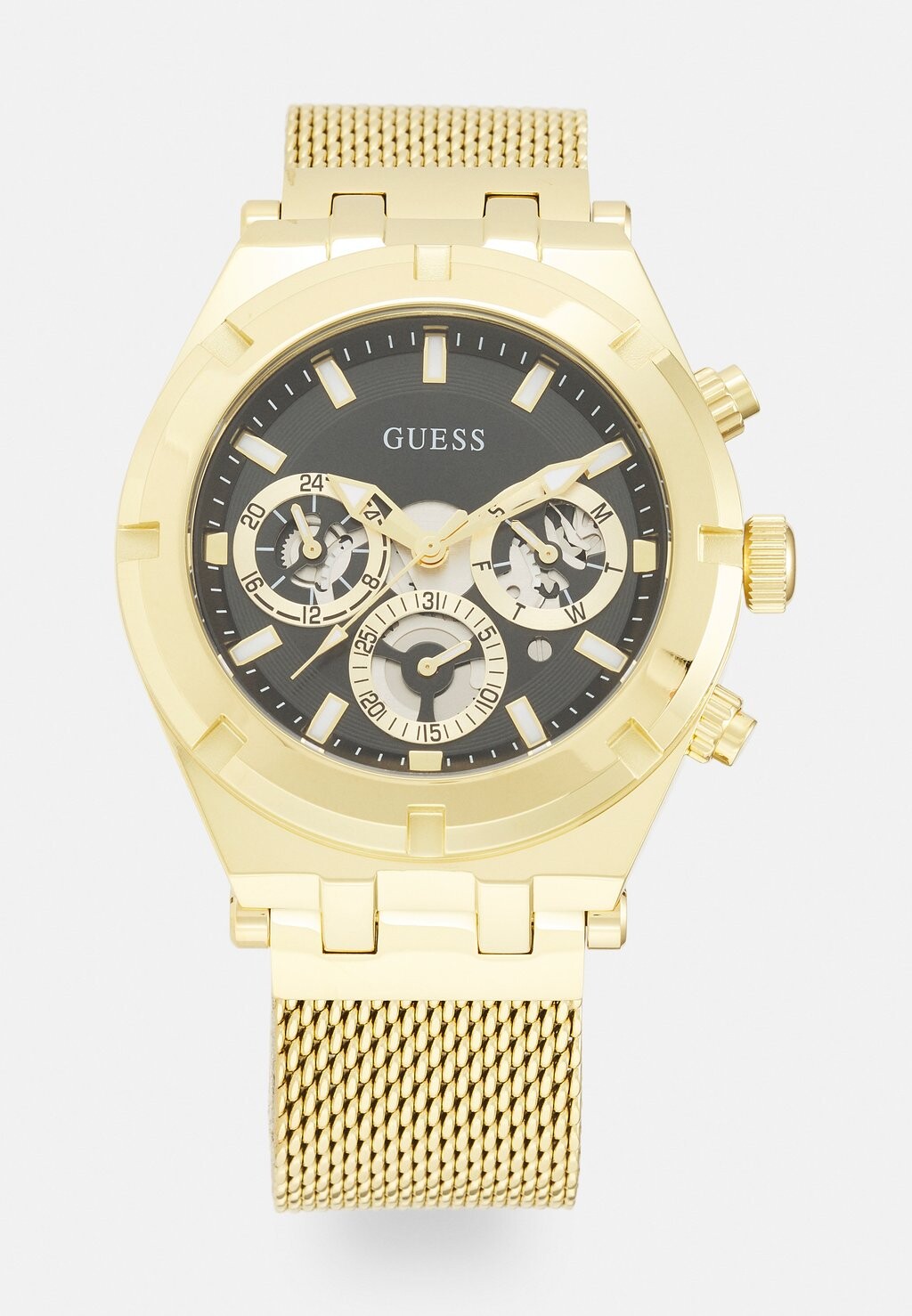 

Хронограф CONTINENTAL Guess, золотой/черный с лучами солнца