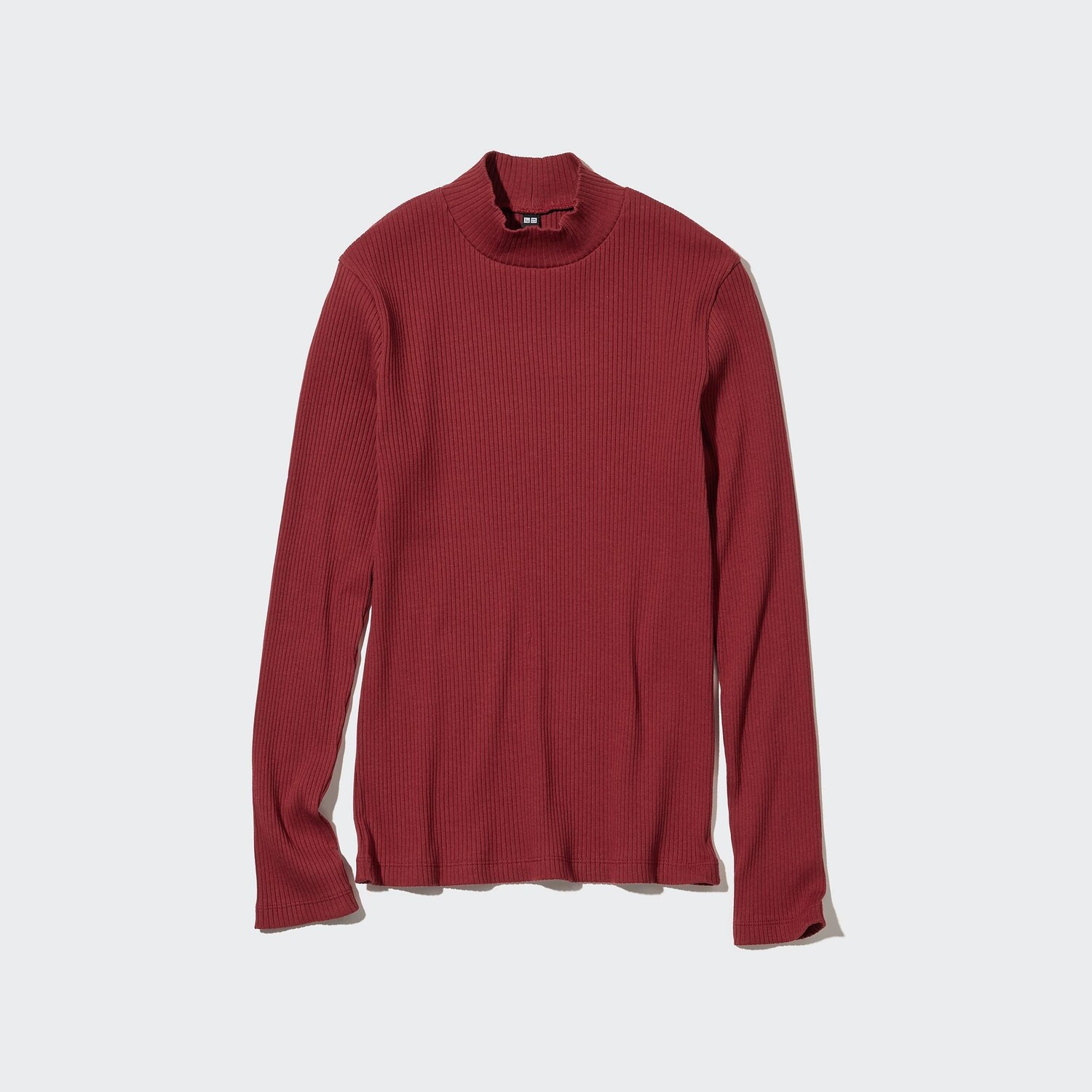 

Водолазка в рубчик Uniqlo, красный