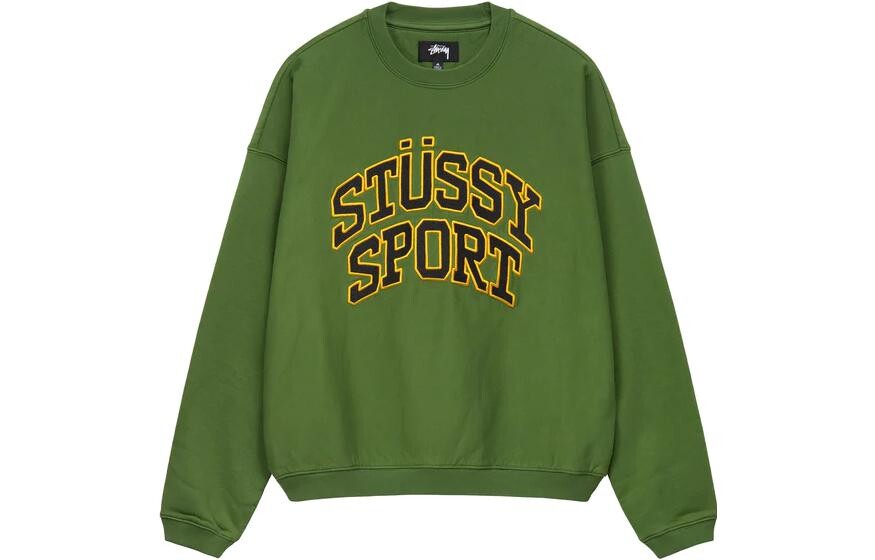 

Спортивный Свободный Оверсайз Экипаж Stussy, серый