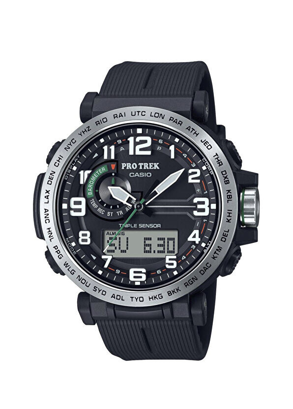 

Прг-601-1Др стальные мужские наручные часы Casio, мультиколор