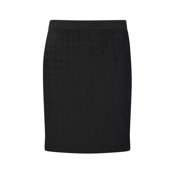 

Юбка jacquard 4g motif straight skirt Givenchy, черный