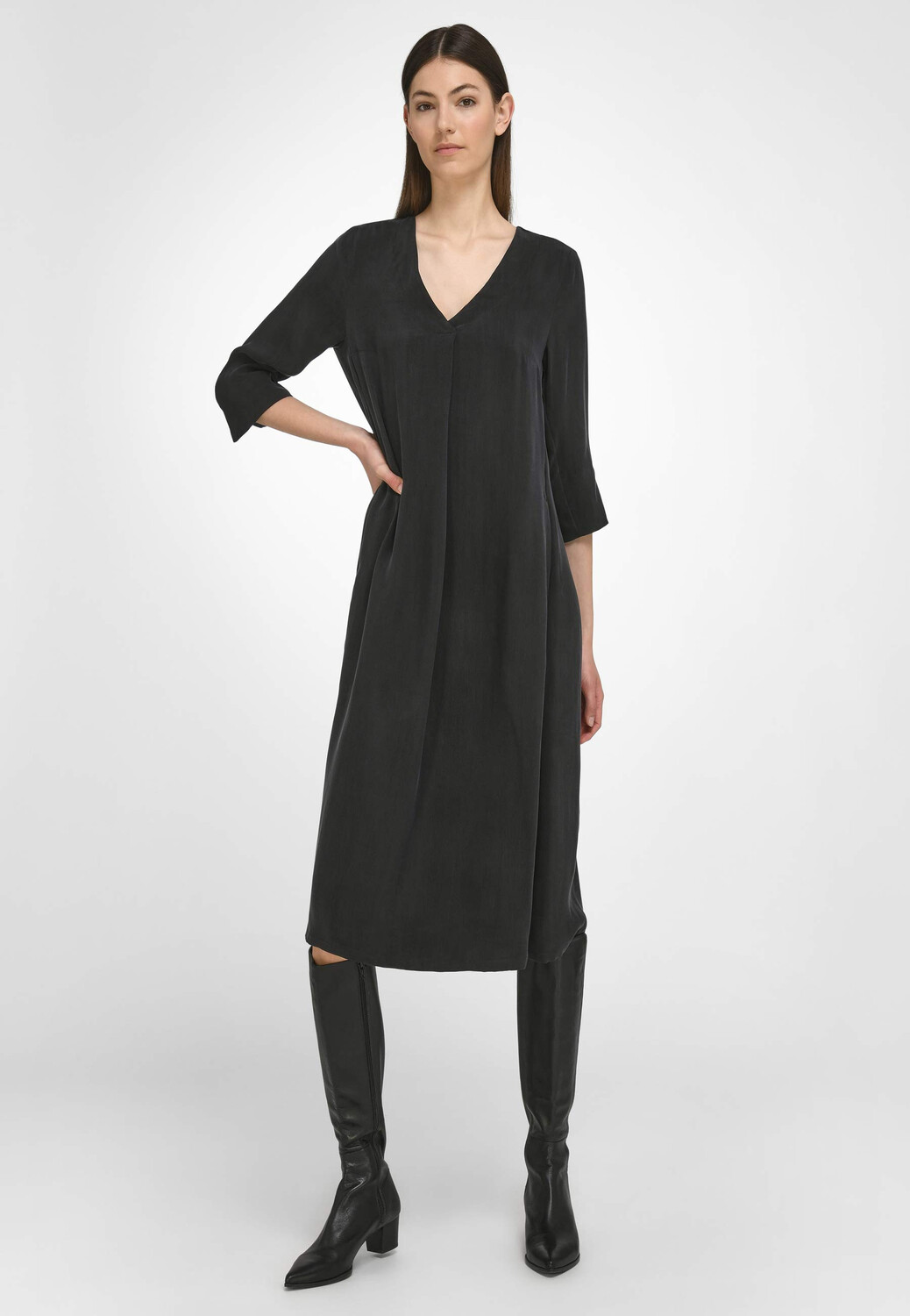 Платье tRUE STANDARD Oversized Evening Dresses, черный