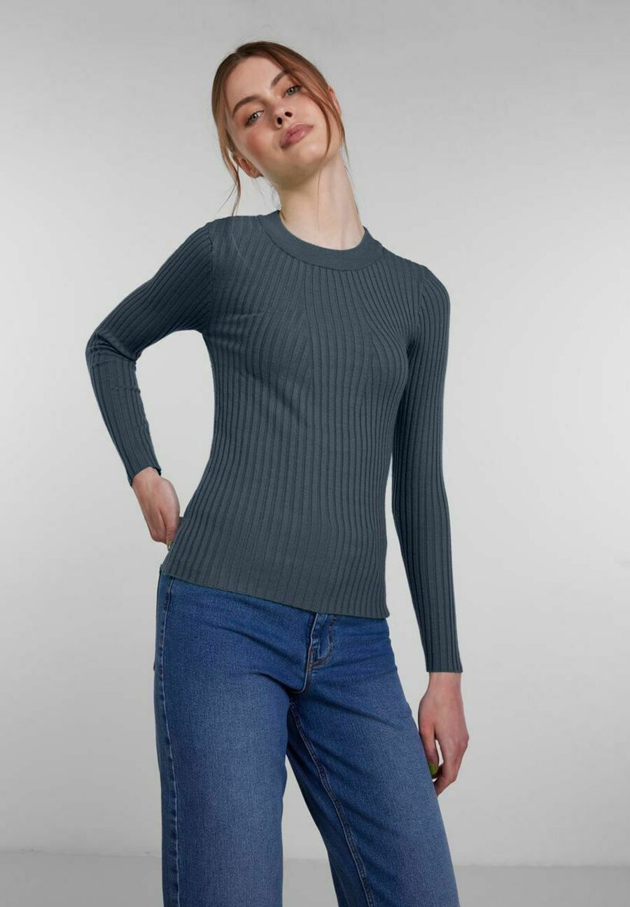 

Свитшот Pieces CRISTA LS O-NECK NOOS BC, цвет ombre blue