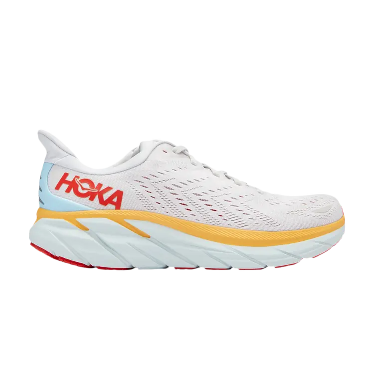 

Кроссовки HOKA Clifton 8 Wide 'Nimbus Cloud Yellow', белый