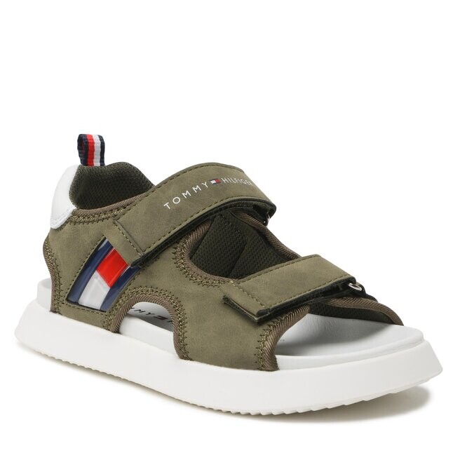 

Сандалии Tommy Hilfiger FlagVelcro Sandal, хаки