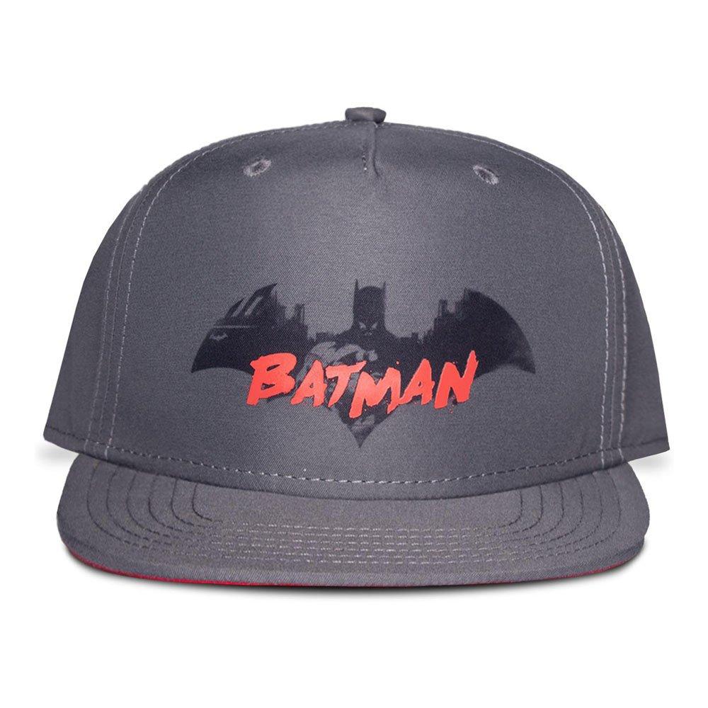 

Детская бейсболка Snapback с символом и логотипом Batman Gotham City Bat, для мальчика, серая/красная (SB842320BTM), мультиколор