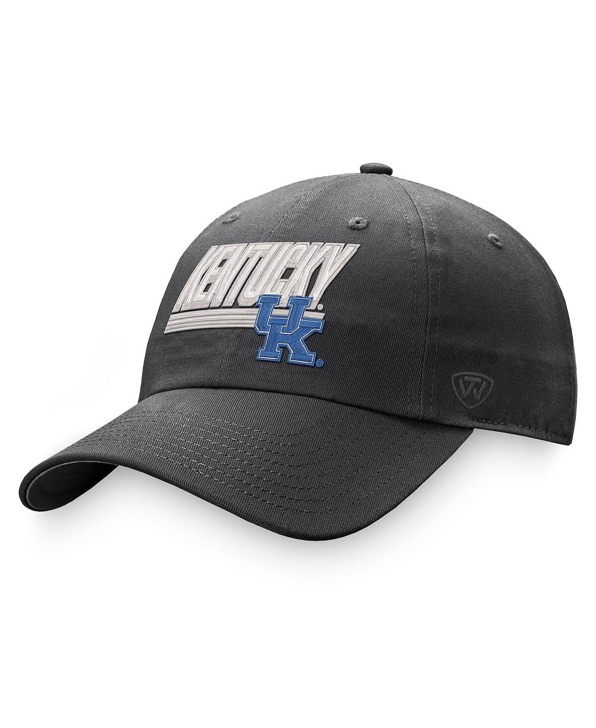 

Мужская темно-серая регулируемая шляпа Kentucky Wildcats Slice Top of the World