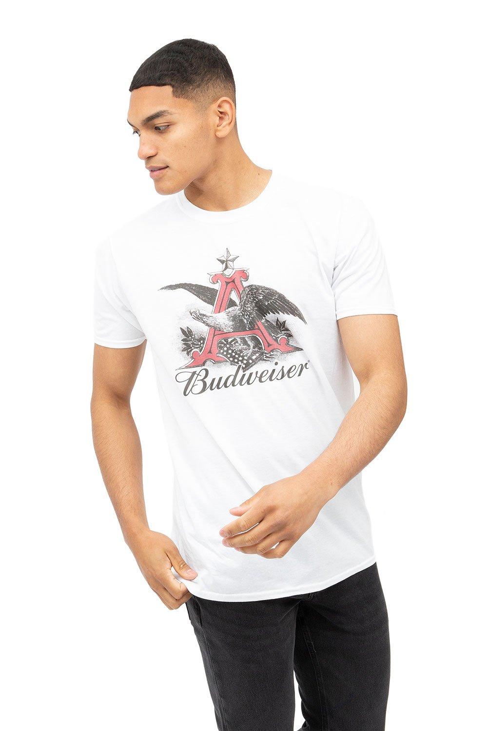 Хлопковая футболка Heritage Budweiser, белый