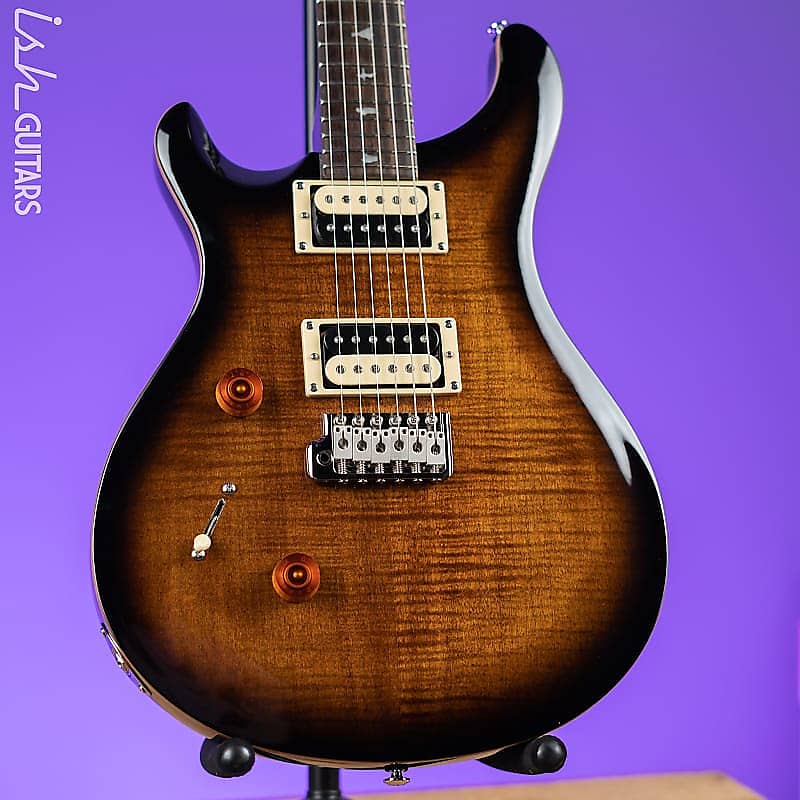 

Электрогитара PRS SE Custom 24 Lefty Electric Guitar Black Gold Burst