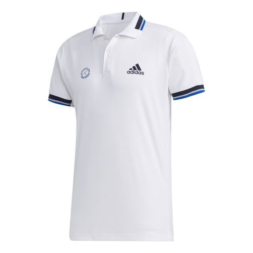 футболка adidas mens tennis sports polo shirt white белый Футболка adidas HTRDY PL1 SL Tennis Sports POLO Shirt Men White, белый