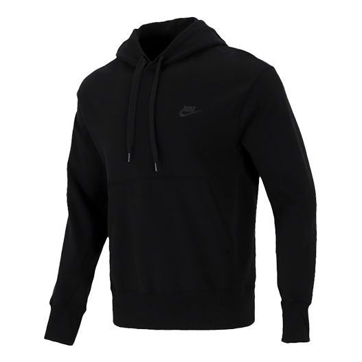 

Толстовка Men's Nike Sportswear French Terry Embroidered Logo Solid Color Black, черный