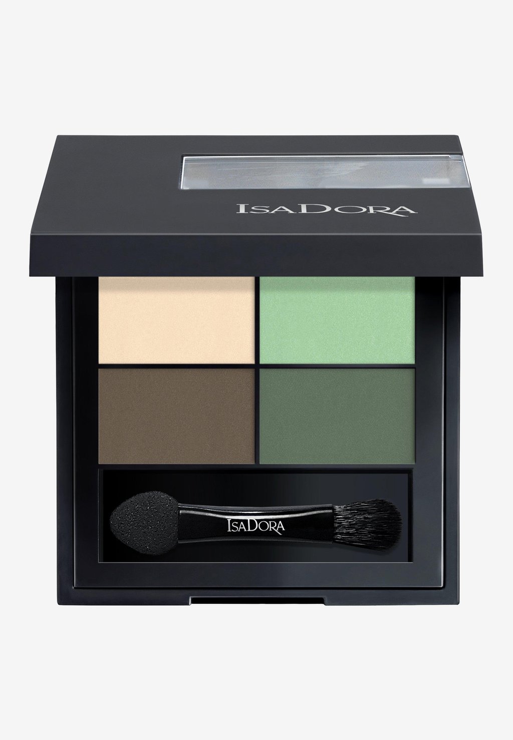 Палитра теней для век EYESHADOW QUARTET IsaDora, цвет neo mint